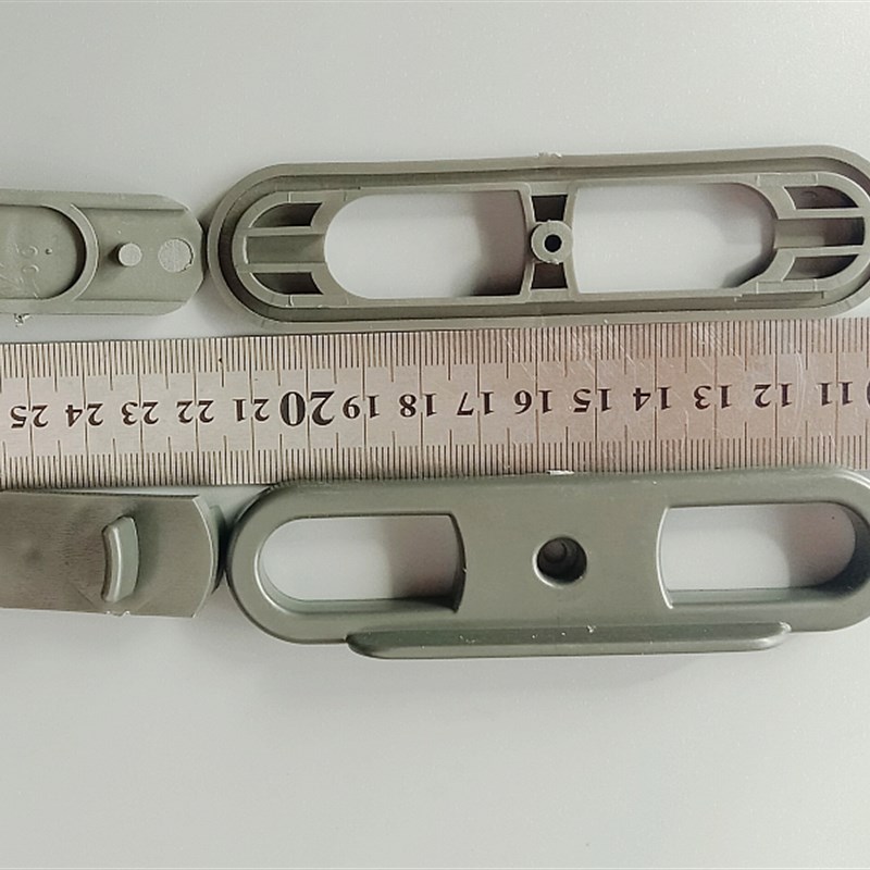 纱窗配件锁扣拉手老款隐形塑料开关白色灰色维修更换通用套件自装