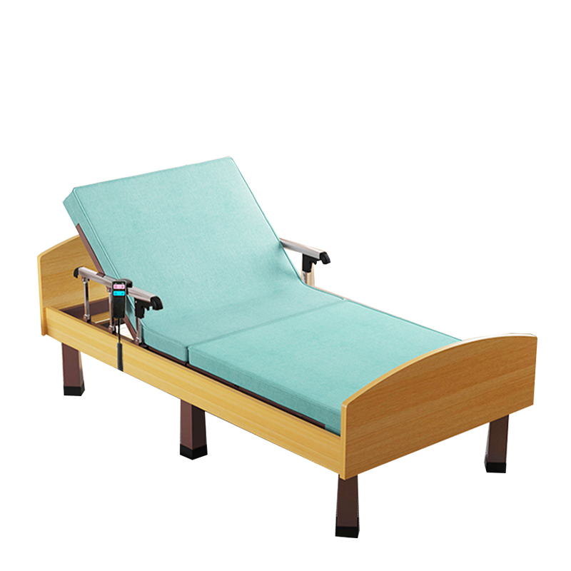 家用老人电动牀护理牀病牀多功能老人牀康复实木牀遥控智能升降牀