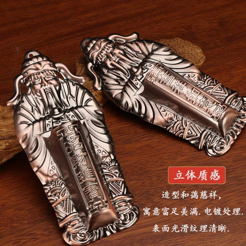 门口墙壁插香门神香炉挂墙潮汕大门两边插香香座门上大红福字金小