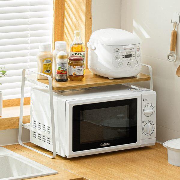 纳川微波炉架子烤箱双层置物架电饭煲厨房多功能家用一体台面支架,厨房/烹饪用具,微波炉置物架,淘宝优惠券,粉丝福利购,淘宝优惠卷