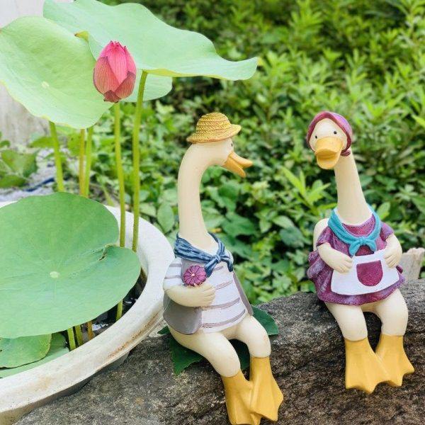 花园摆件造景庭院装饰鸭子阳台布置民宿别墅户外室外创意摆设露台,家居饰品,户外/庭院摆件,淘宝优惠券,粉丝福利购,淘宝优惠卷
