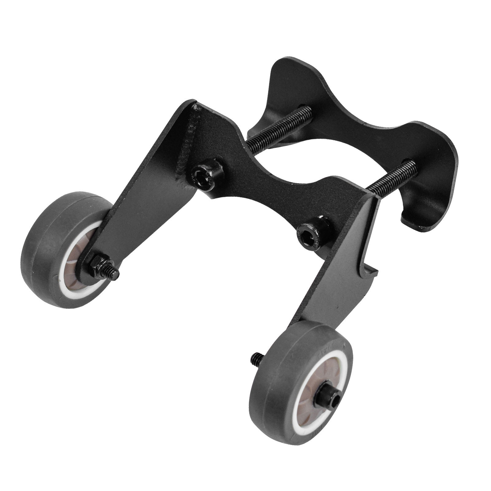 适用欢喜X6电动滑板车辅助轮倒立收纳支架可推拉立式轮滑支架配件