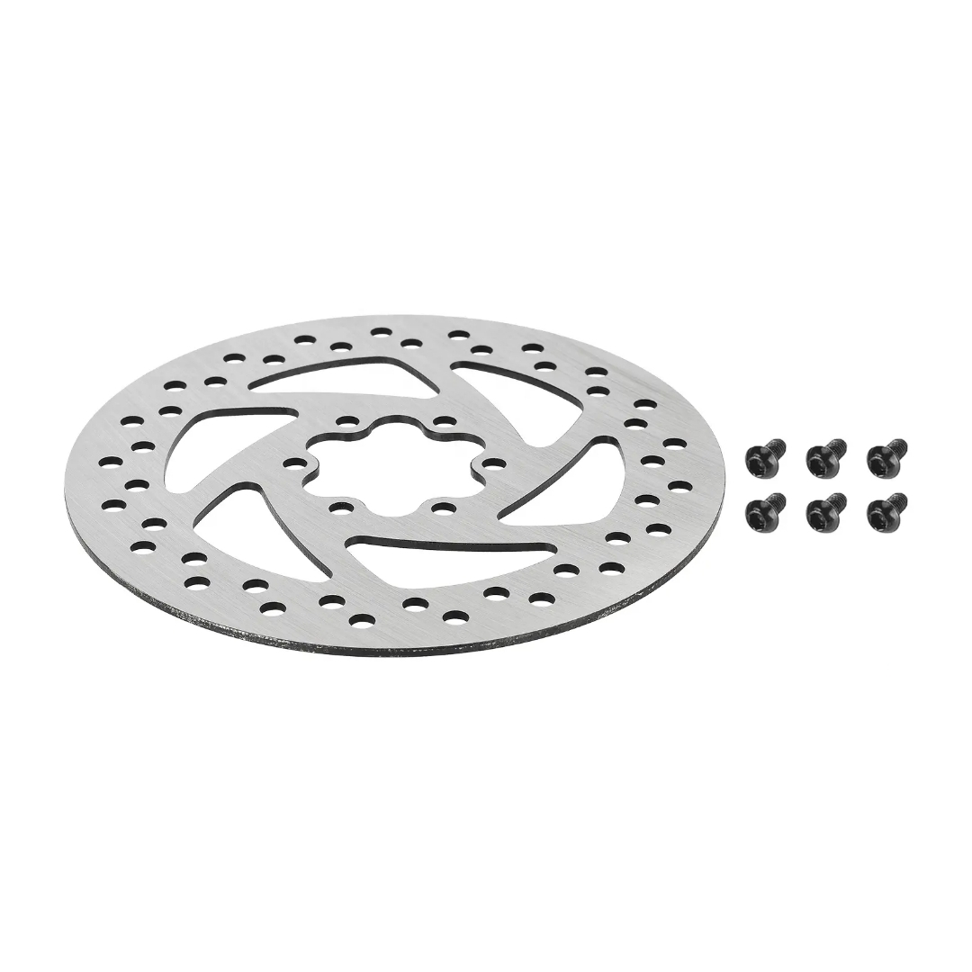 适用九悦Y6电动滑板车刹车碟片不锈钢刹车盘耐磨防滑来令片配件