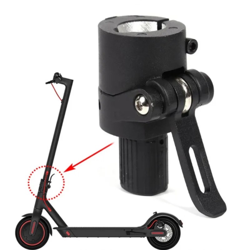 适用小米电动滑板车M365 1S Pro折叠基座折叠竖管固定立杆配件