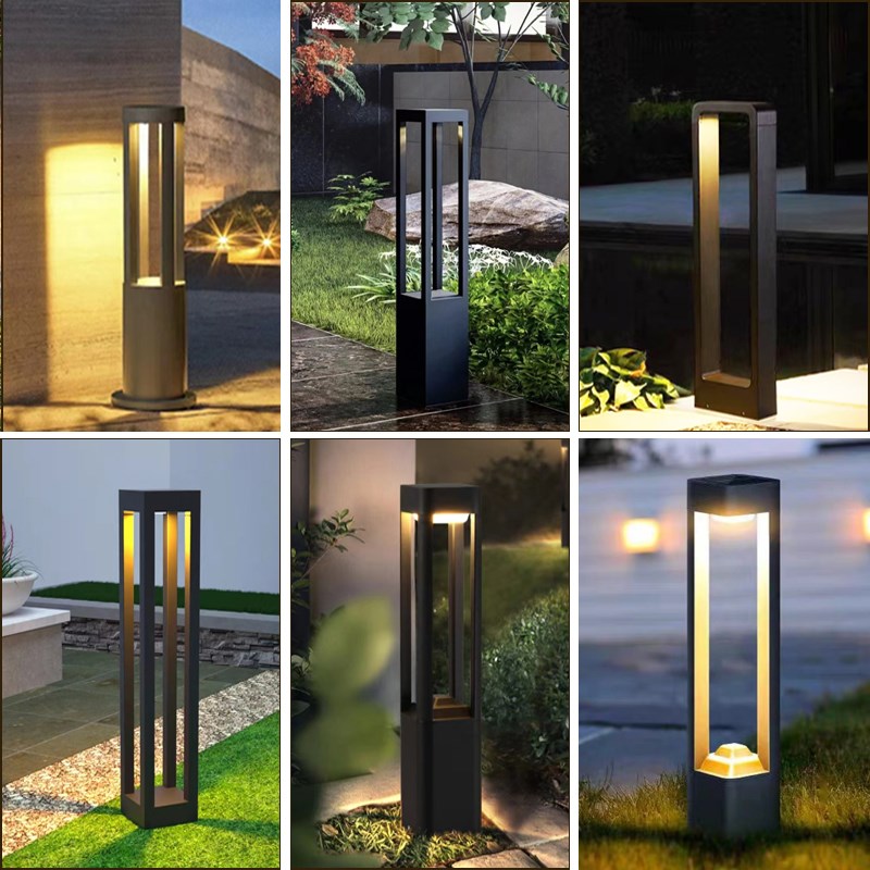 草坪灯户外庭院灯防水草r地灯景观灯花园灯方形铝路灯别墅灯太阳