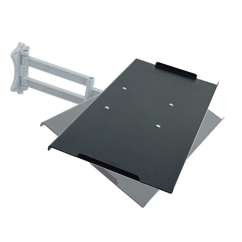 显示器键盘托架键鼠标支架伸缩旋转悬G臂壁挂式铝型材手托盘移动