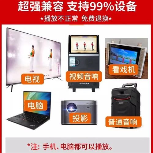 2025新款广场舞U盘中老年人健生带图像MP4视频舞曲正背面教学优盘