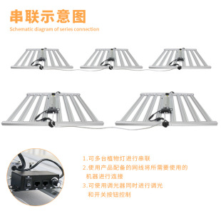 640W室内照明大功率led八爪鱼植物补光灯高光效led大棚植物种植灯