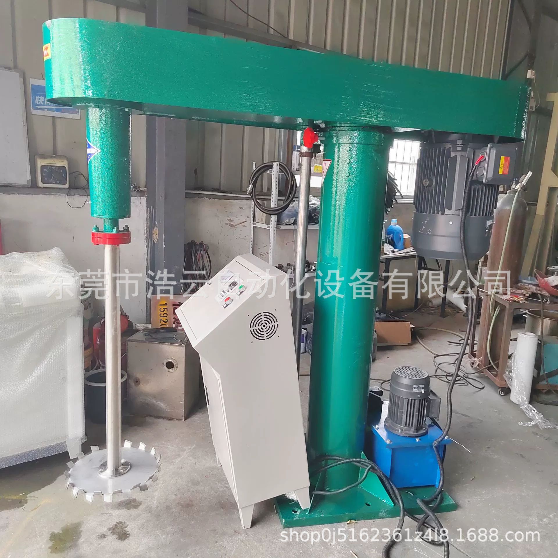 厂家现货直发液压变频分散机油漆乳胶漆调速涂料搅拌机高速升降分