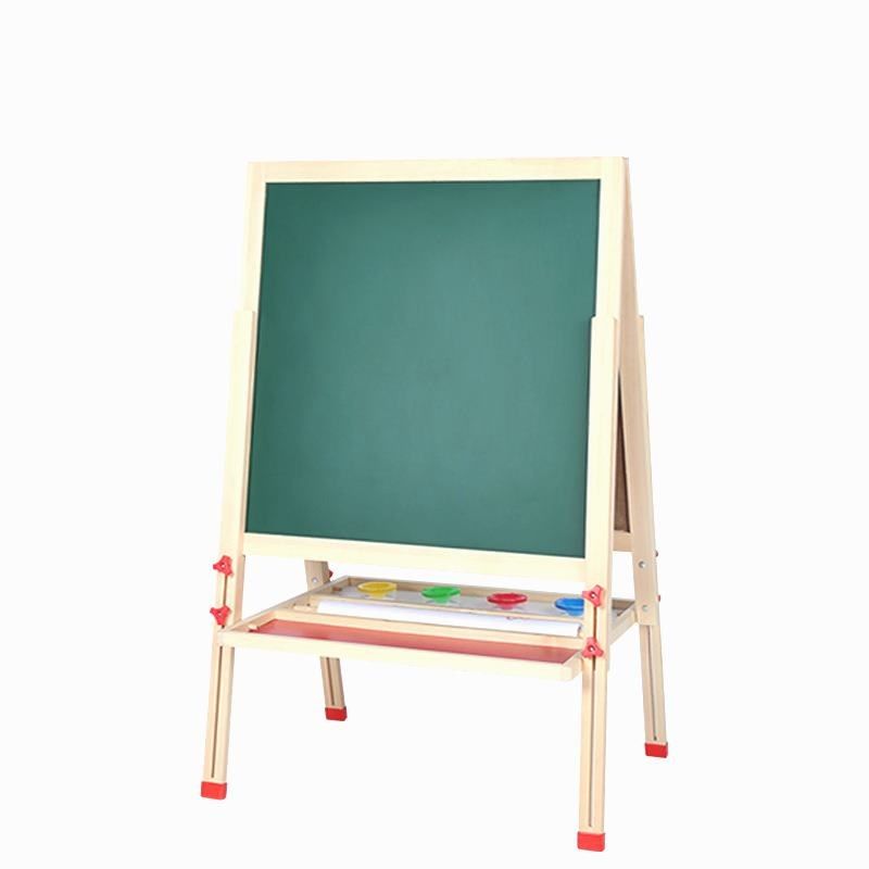 壹俩步彩盒实木儿童画板木制磁性双面可升降画架支架式小黑板现货,玩具/童车/益智/积木/模型,画板,淘宝优惠券,粉丝福利购,淘宝优惠卷