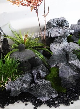 泡沫假石头假山造景园林庭院舞台道具橱窗装饰摆件岩石仿真景观石