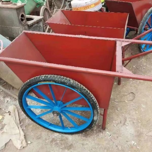 工程劳动手推车灰斗工地人力两轮建筑斗车家用农用垃圾车轮子轮胎