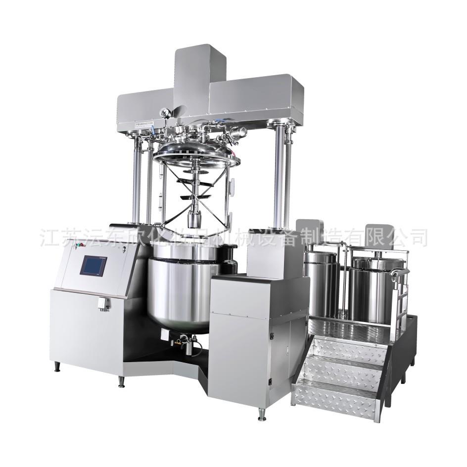 广东深圳液压升降真空均质乳化机沙拉酱膏体高速均质搅拌乳化锅