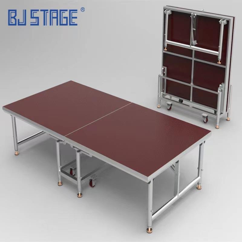 酒店折叠舞台活动舞台铝合金折叠舞台升降舞台钢铁舞台拼装舞台