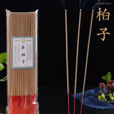 一真圣柏子塔尔寺竹签香竹脚立香清新空气佛熏香室内原木拍十送一