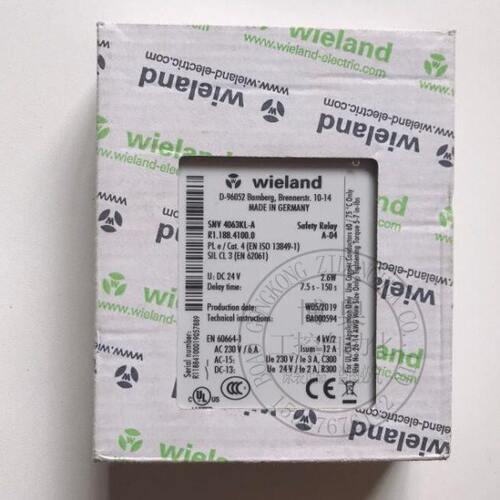 SNV4063KL-A德国Wieland安全继电器SNV4063K货号R1.188.4100.0
