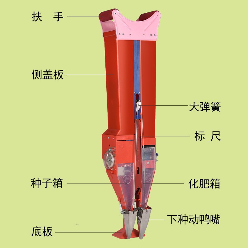 播种器播种机播种神器玉米机蔬菜花生大豆施肥器配件载苗器插苗