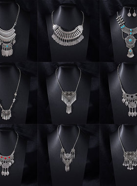 复古民族风流苏项链14