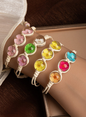 跨境永生花手链212400