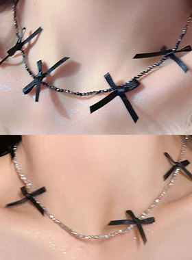 韩版水晶串珠锁骨链60