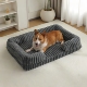YoofPets冬款 保暖猫窝垫子大型犬狗窝垫宠物沙发床可拆洗宠物睡垫