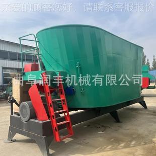 軸直連場牛場攪拌機養殖牦牛2飼料混合機1UMQ方立牧場拌料機 雙式
