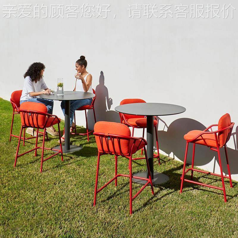 外红现代简约吧椅吧轻奢酒吧高脚凳家用靠背23-7-6台凳前台椅网户,住宅家具,桌椅套件,淘宝优惠券,粉丝福利购,淘宝优惠卷