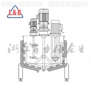 不锈搅钢动搅拌罐 多功合能拌罐厂家生产 JB300液体混气搅拌罐