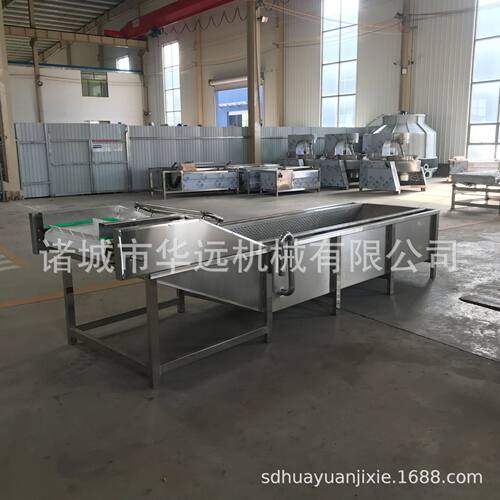 商用连续式草莓清洗挑拣线樱桃不锈钢清洗机多功能杨梅清洗设备