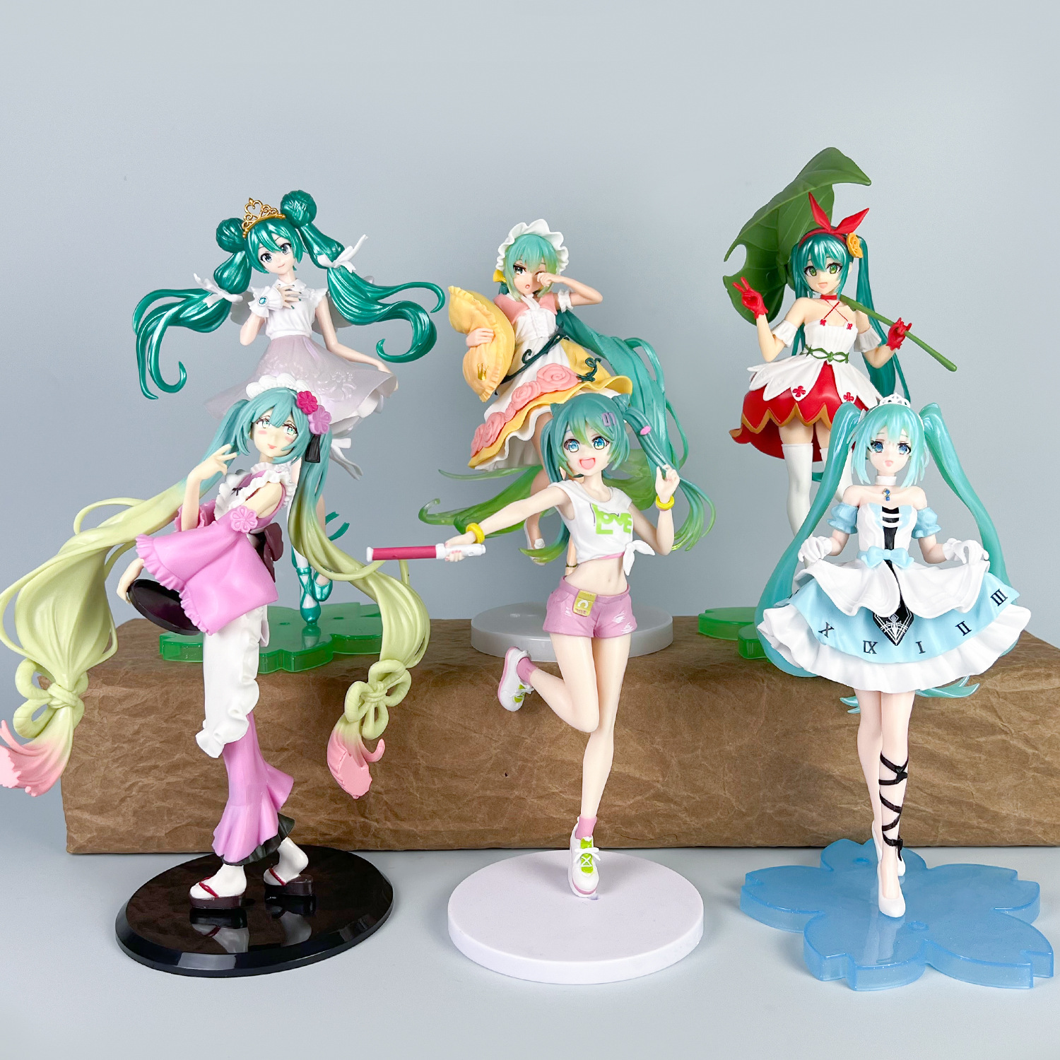初音未来手办动漫水冰月美少女蕾姆花嫁穹妹二次元公仔模型摆件