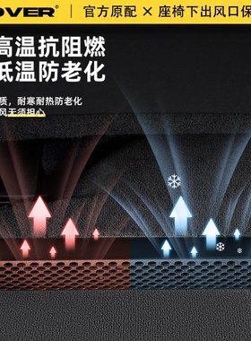 适用25款长安CS75PLUS座椅下出风口保护罩后排空调防尘罩汽车配件