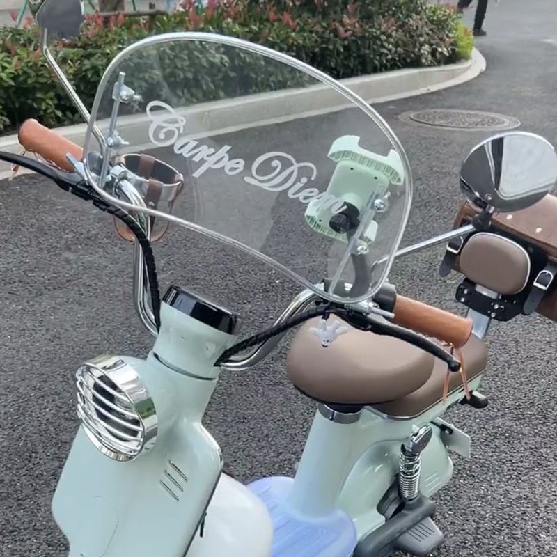 NS125LA挡风幼兽宗申yami复古D摩托电动车前挡风玻璃台铃小牛风挡