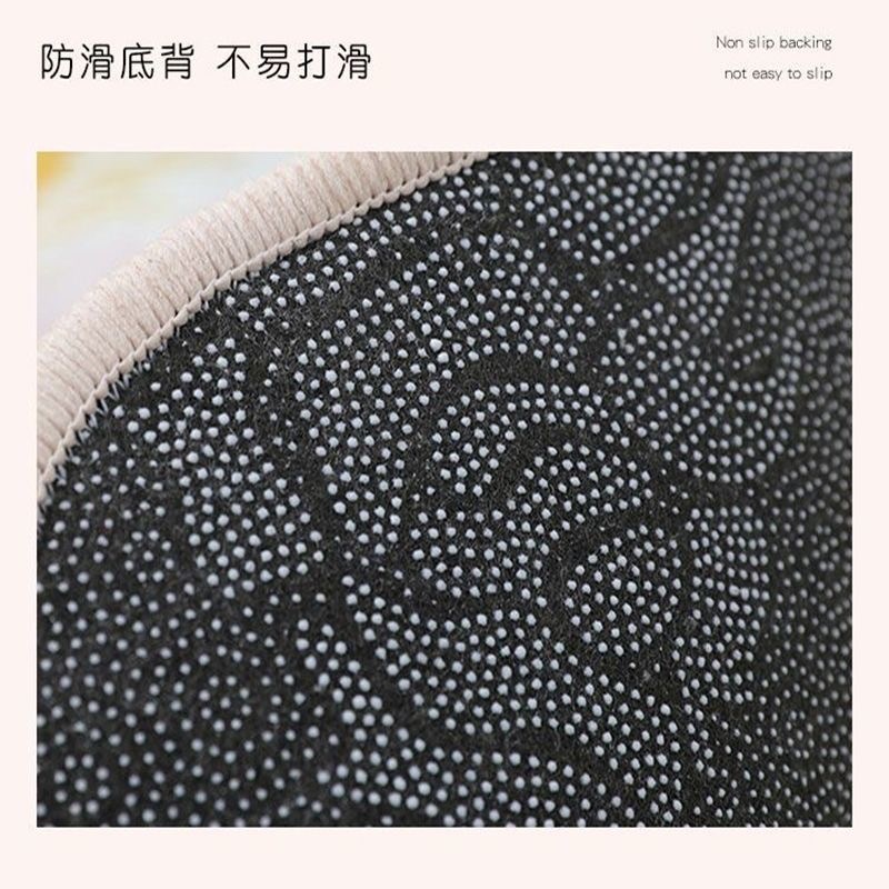 卡通可爱线条小狗仿羊绒地垫吸水防滑垫浴室厕所门口脚垫房间地毯