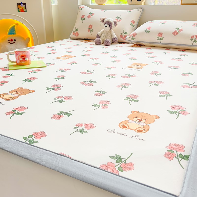 2024新款夏天冰丝凉席可水洗机洗竹席草席夏季折叠软空调席子床单