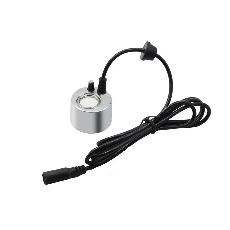 小型假山造景专用雾化器配件12彩灯大雾量超声波加湿器喷雾头盆景