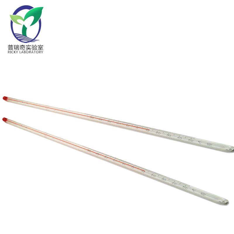 家用实验室 温度计 酒精温度计30CM 50厘米长红F水温度计负50到0