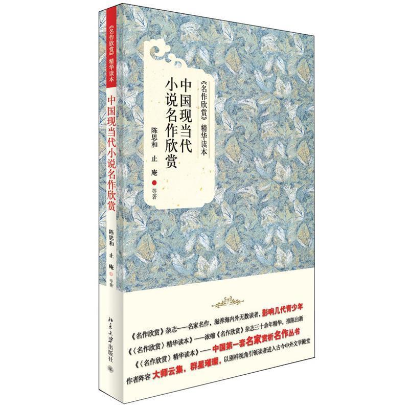 【正版书籍】 中国现当代小说名作欣赏 陈思和, 止庵等著 北京大学出版社