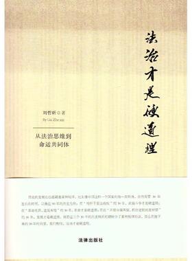 【正版书籍】 法治才是硬道理 从法治思维到命运共同体 刘哲昕 法律出版社