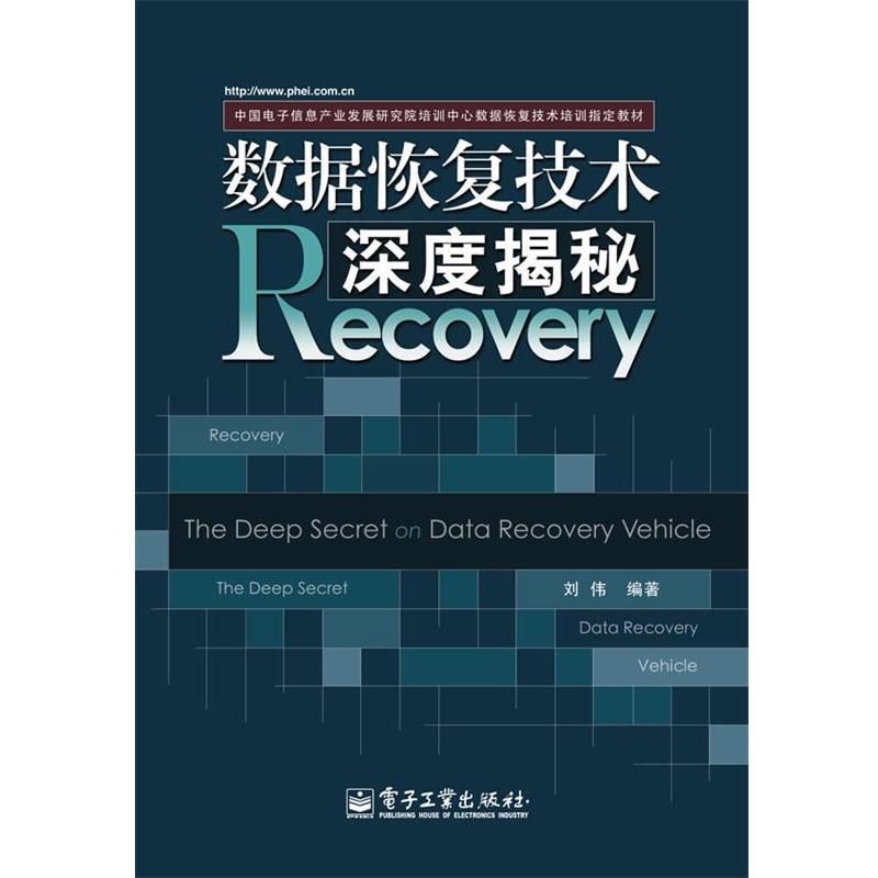 【正版书籍】 数据恢复技术深度揭秘 刘伟 编著 电子工业出版社