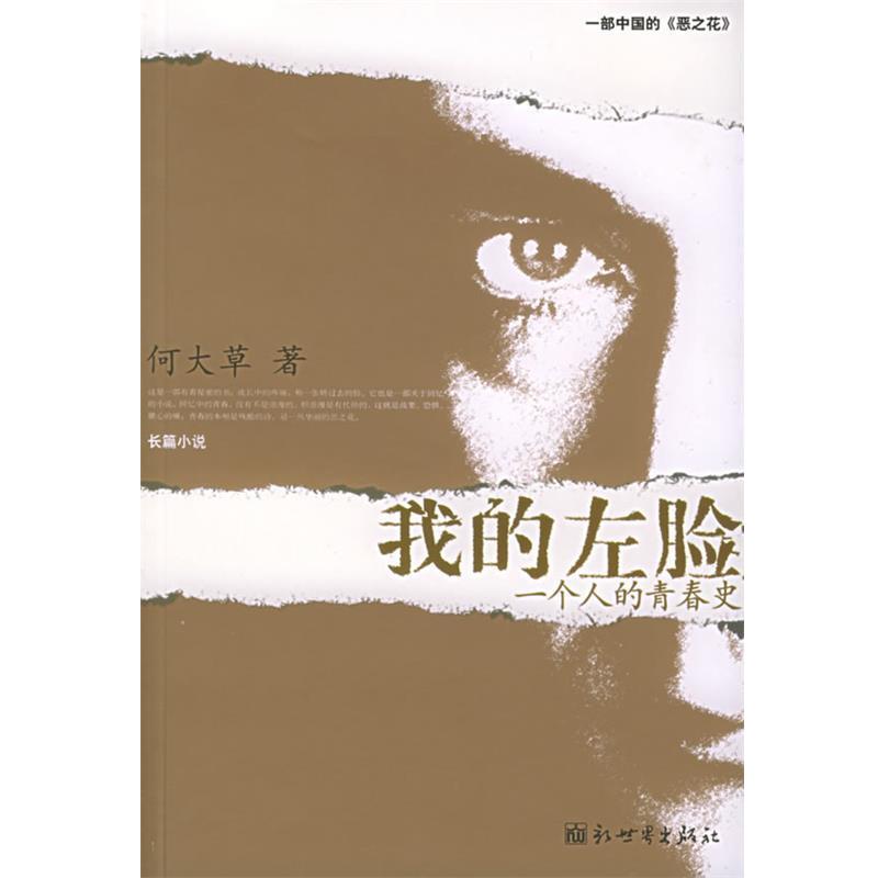 【正版书籍】 我的左脸:一个人的青春史 何大草 著 新世界出版社