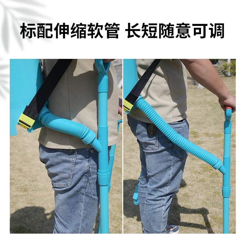 农用玉米施肥器追肥器手动洒播撒丢放肥料点肥桶神器下化肥机工具