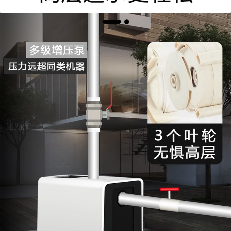 变频恒压增压泵家用自来水管道加压水泵静音220V多级全自动加压泵