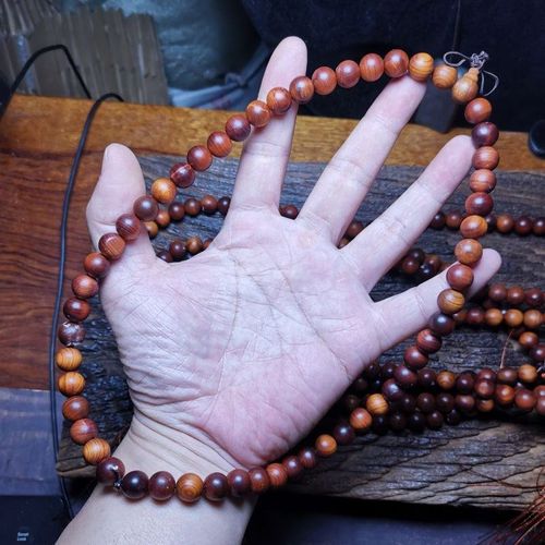 特价处理太行崖柏黑油料微瑕女士单圈两圈手串手链手持车挂手环