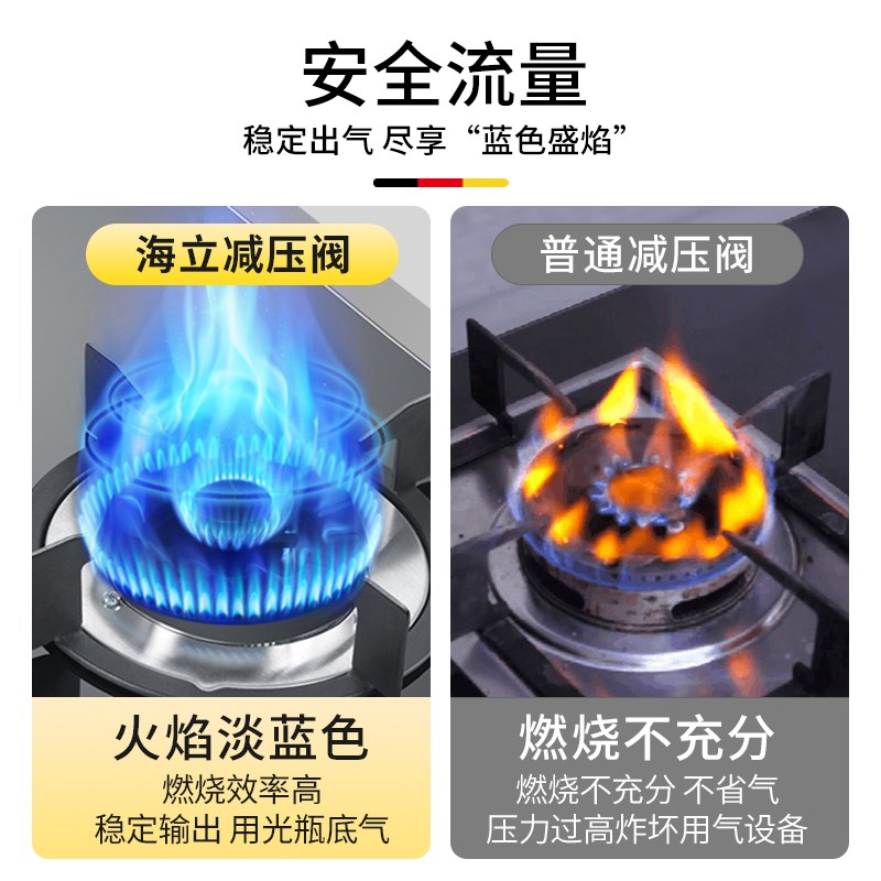 新国标0.6防爆煤气减压阀家用燃气灶煤气罐液化气减压阀自动关闭