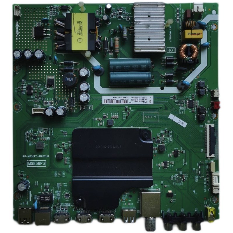 TCL 49P3F 49BC7600液晶电视主板40-M838P3-MAD2HG配屏LVF485ND1L