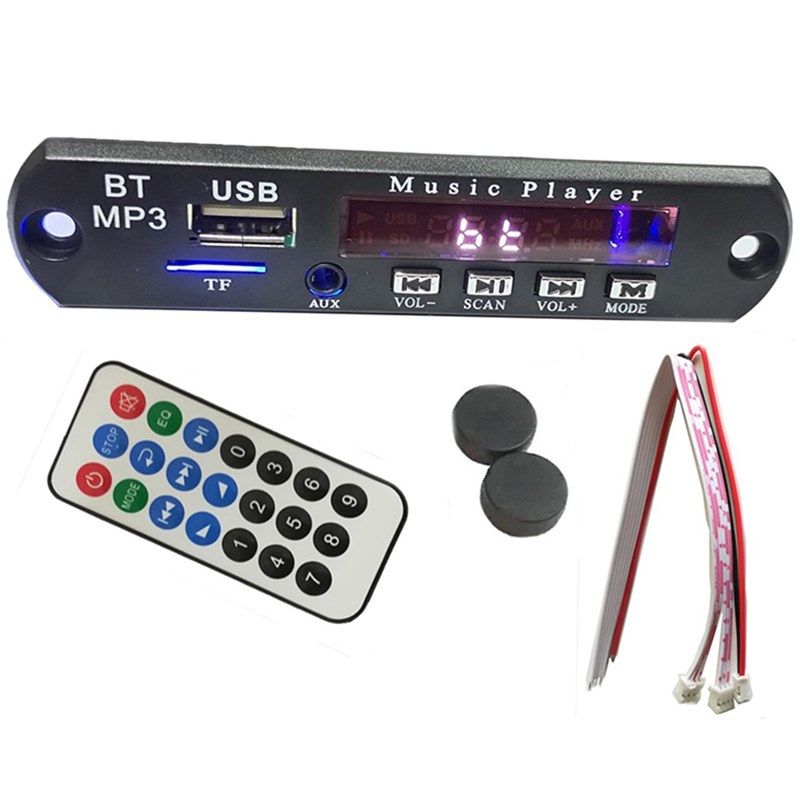 音响加装智能APP无损解码器无线12VMP3解码板5.4蓝牙模块PCBA