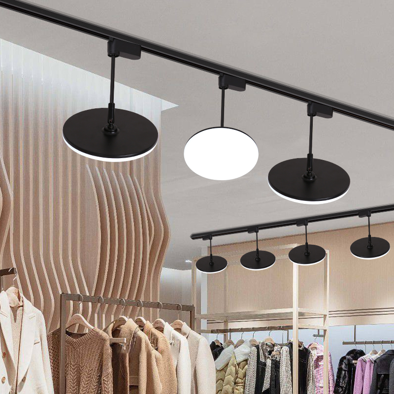 明装轨道灯led散光服装店超亮直播间不刺眼补光灯商用导轨日光灯
