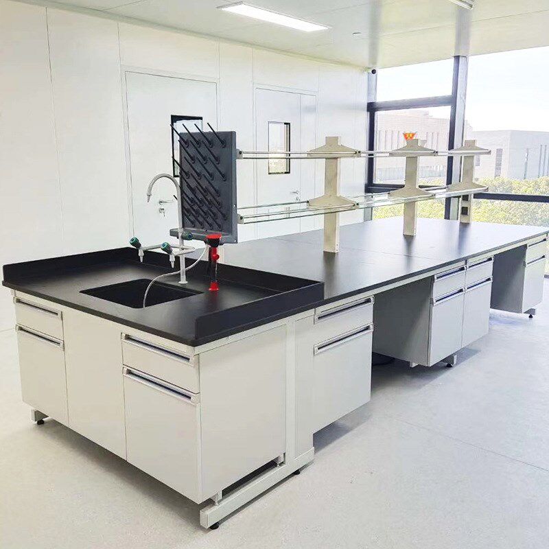 实验室工作台全钢化验台测试台实验室工作台化学化验室试验台桌子图片