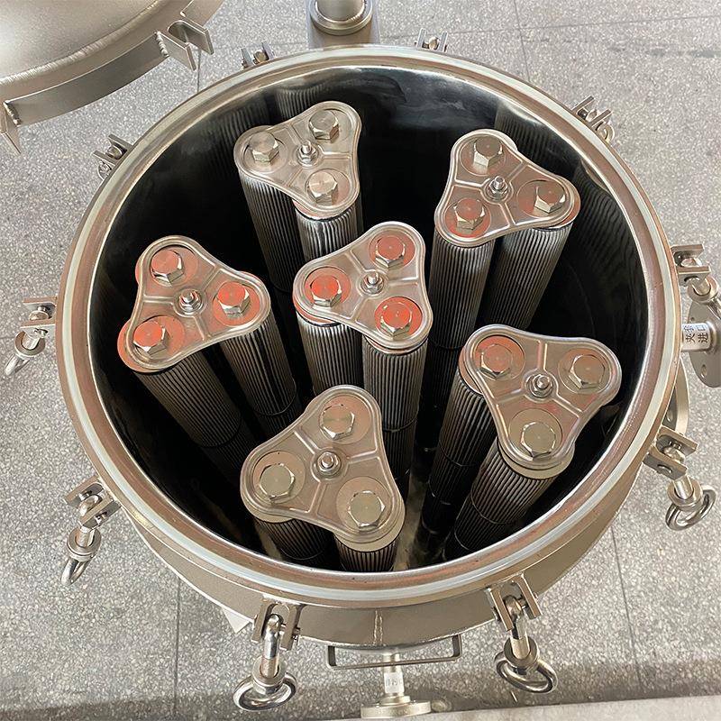 不钢过滤折滤芯保安过器滤锈器化工医药叠原料GES分离过滤机定制