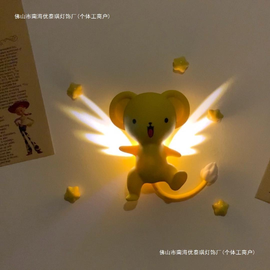 3D打印小可翅膀壁灯小夜灯送女朋友礼物创意礼品家居饰品摆件